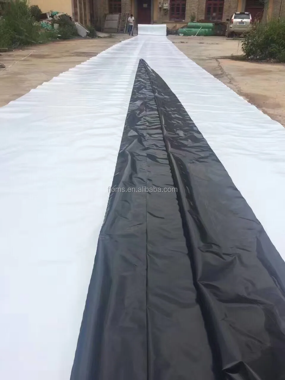 White and Black Polyethylene Lumber Shrink Wrap Supplier
