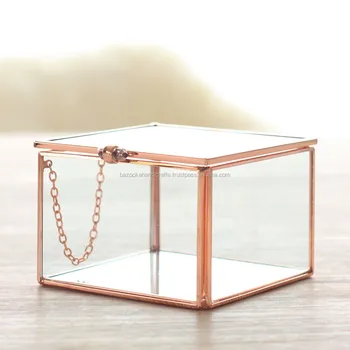 Glass Boxes,Jewellery Glass Box,Copper Glass Box - Buy Antique Copper ...