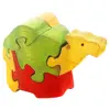 Store Indya Brain Teaser Game Colorful Wooden Jigsaw Puzzle Camel Shaped Educational DIY Woodcraft Toy for Toddler Kids