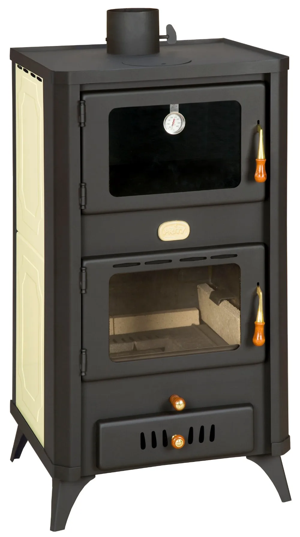 Wood Burning Fireplace Stove With Water Jacket Boiler And Oven Prity Fg