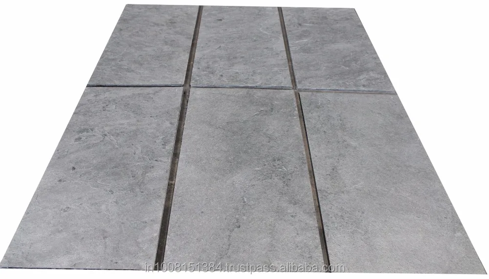 silver grey flexible slate stone veneer