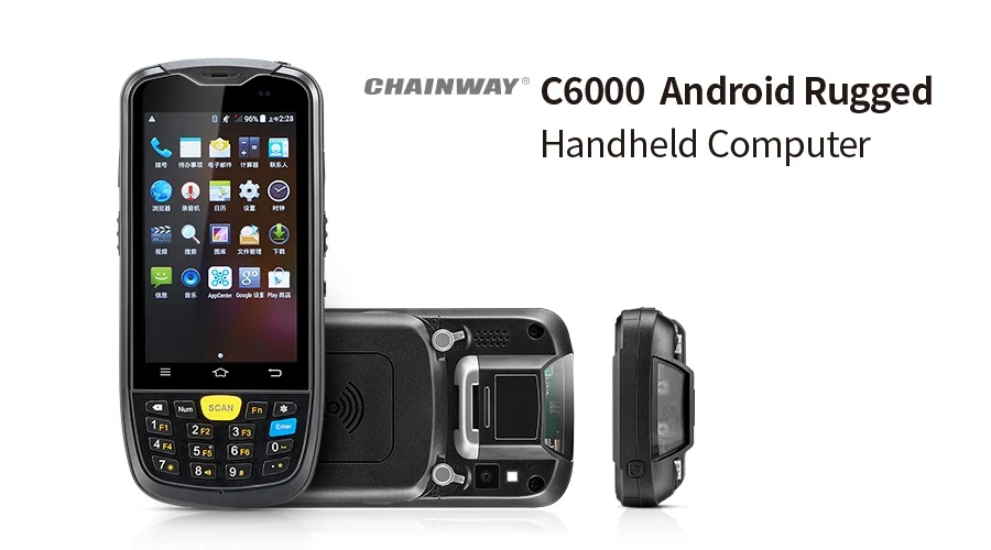 Chainway C6000 PDA Tablet ,Android Rugged Handheld PDA cost, View pda