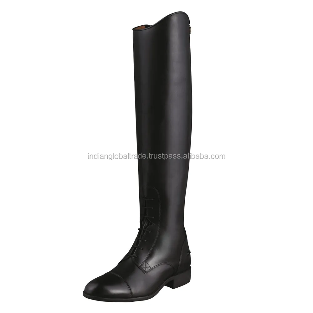 Black Leather Horse Riding Boot Indian Horse Riding Boot For Men And