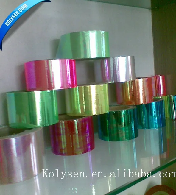 Pet metallized twisted film for candy wrapper
