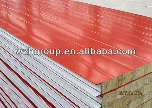 Heat Resistant Wall Foam Protection Rockwool Roofing Tile Heat Resistant Wall Foam Protection Rockwool Roofing Tile Sandwich Panels