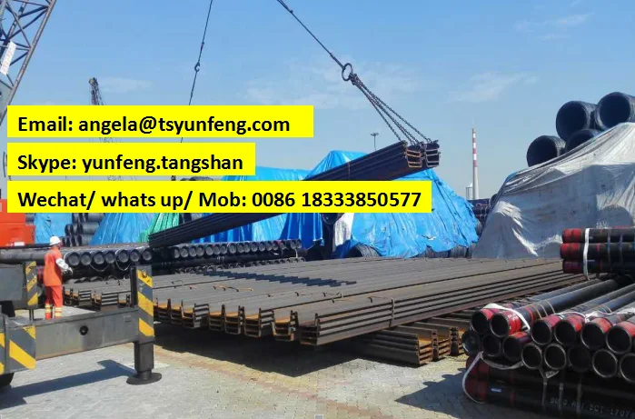 steel sheet pile 400*100 400*125 400*170 steel sheet piling sheet piling sheet pile sheet piling price