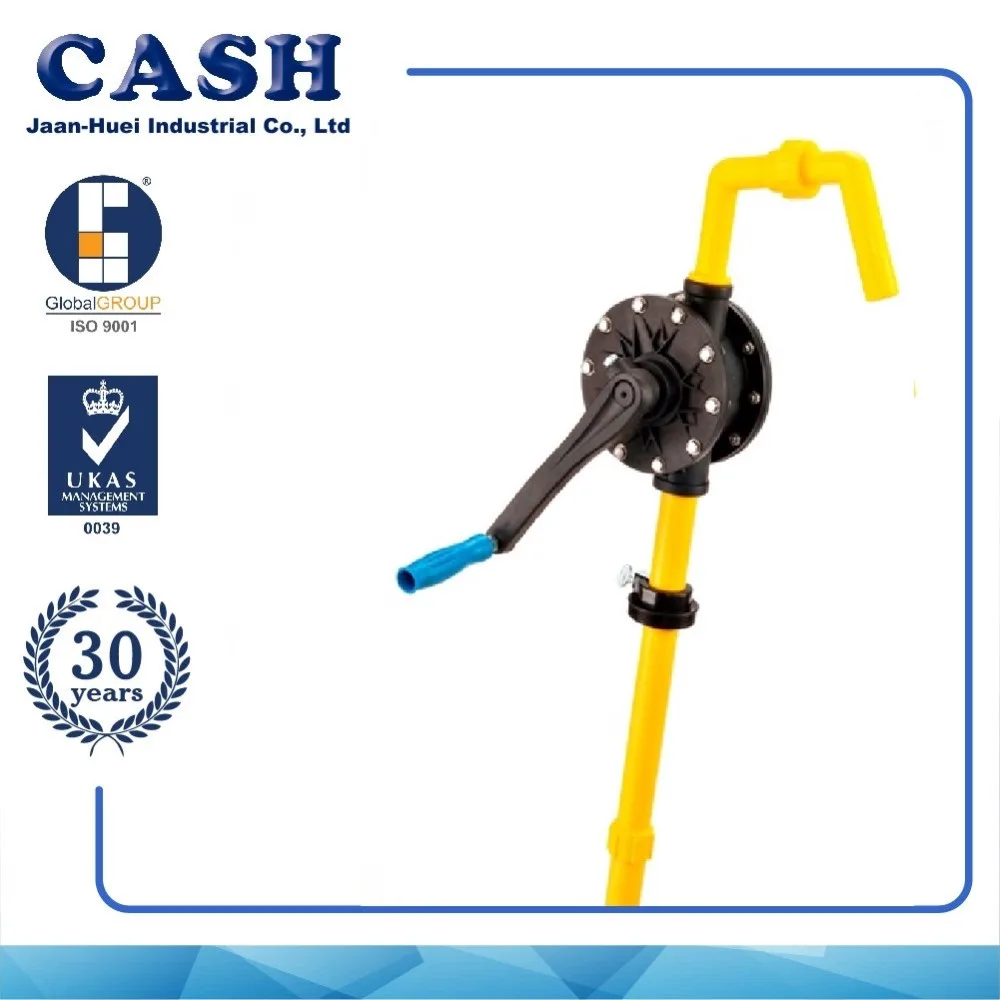 lubrication oil grease manual hand rotary chemical pump