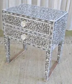 Indian Moroccan Style Camel Bone Inlay Console Table Furniture Indian Moroccan Style Camel Bone Inlay Console Table Furniture Mother Of Pearl