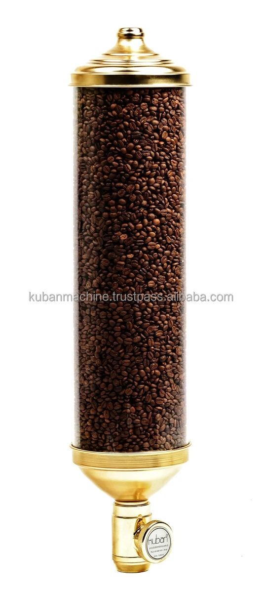 Best Hot Coffee Bean Dispenser Silo Round Shape,Wall Mounted Coffee