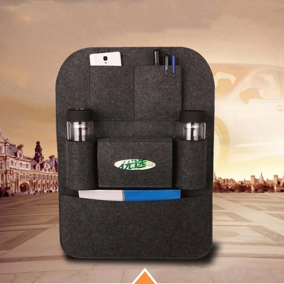 High Grade Car Seat Organizer Universal Blankets Multi Pocket Insulation Automobile Seat Back 