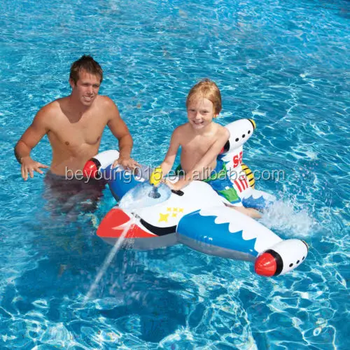 Intex Pistolet à Eau Vaisseau Spatialavion Tour Sur Enfants Radeau De Flotteur De Piscine Avec Pistolet à Eau Buy Flotteur Deau Gonflable