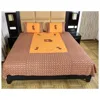 Vihaan Impex 100% Cotton Patch work Pattern new Double Bed Bed Sheets with 2 pillow covers