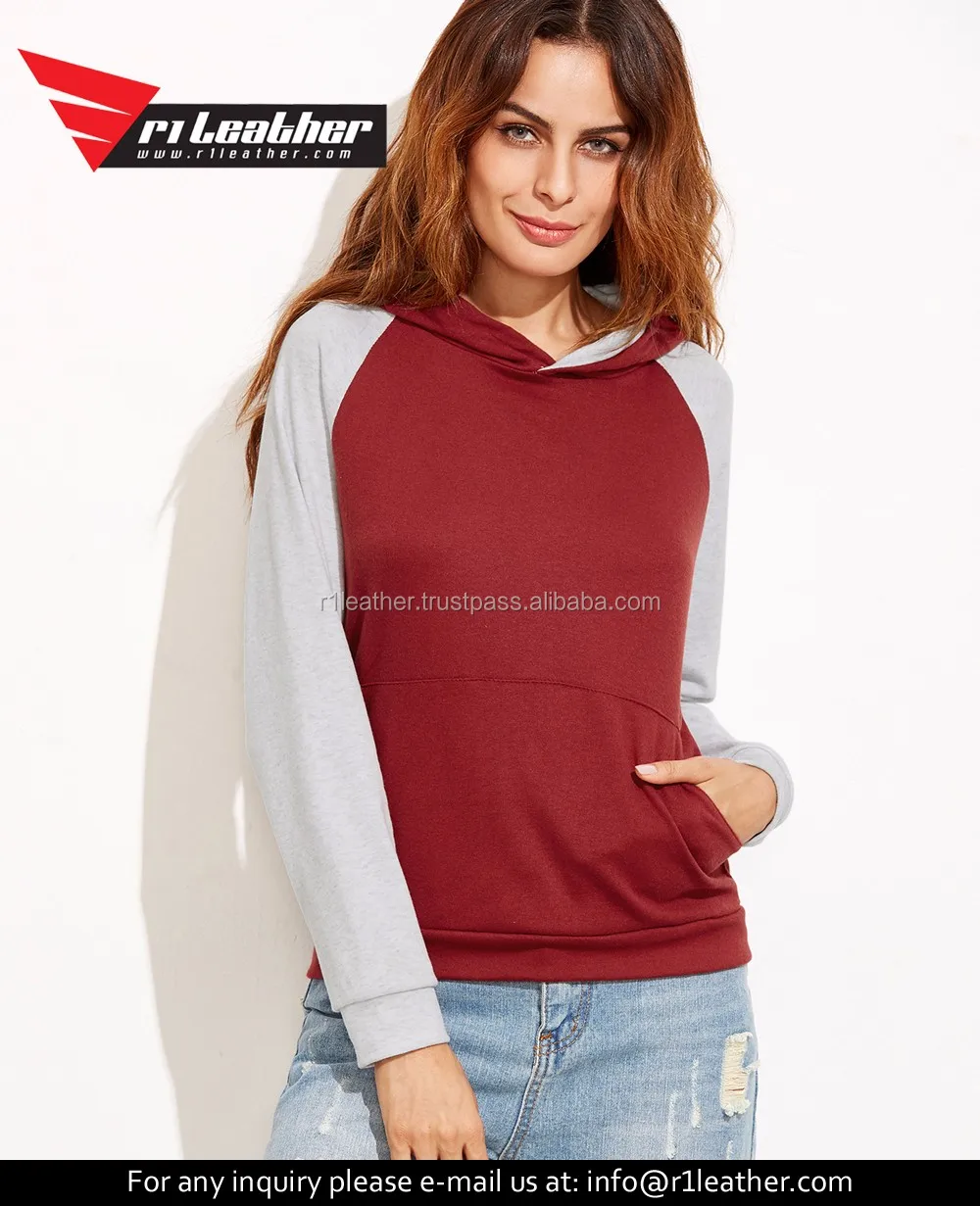 Women Wholesale Cotton Fleece White Custom Crew Neck Sweatshirts