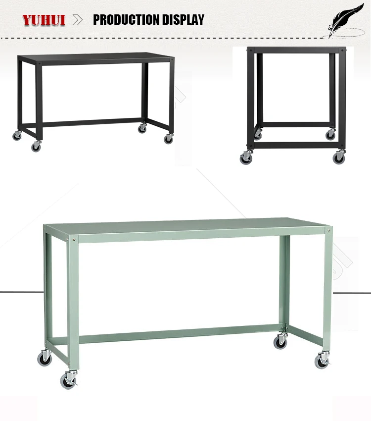White Laptop Desk Go Cart Rolling Table Metal Trolley Desk Buy Laptop