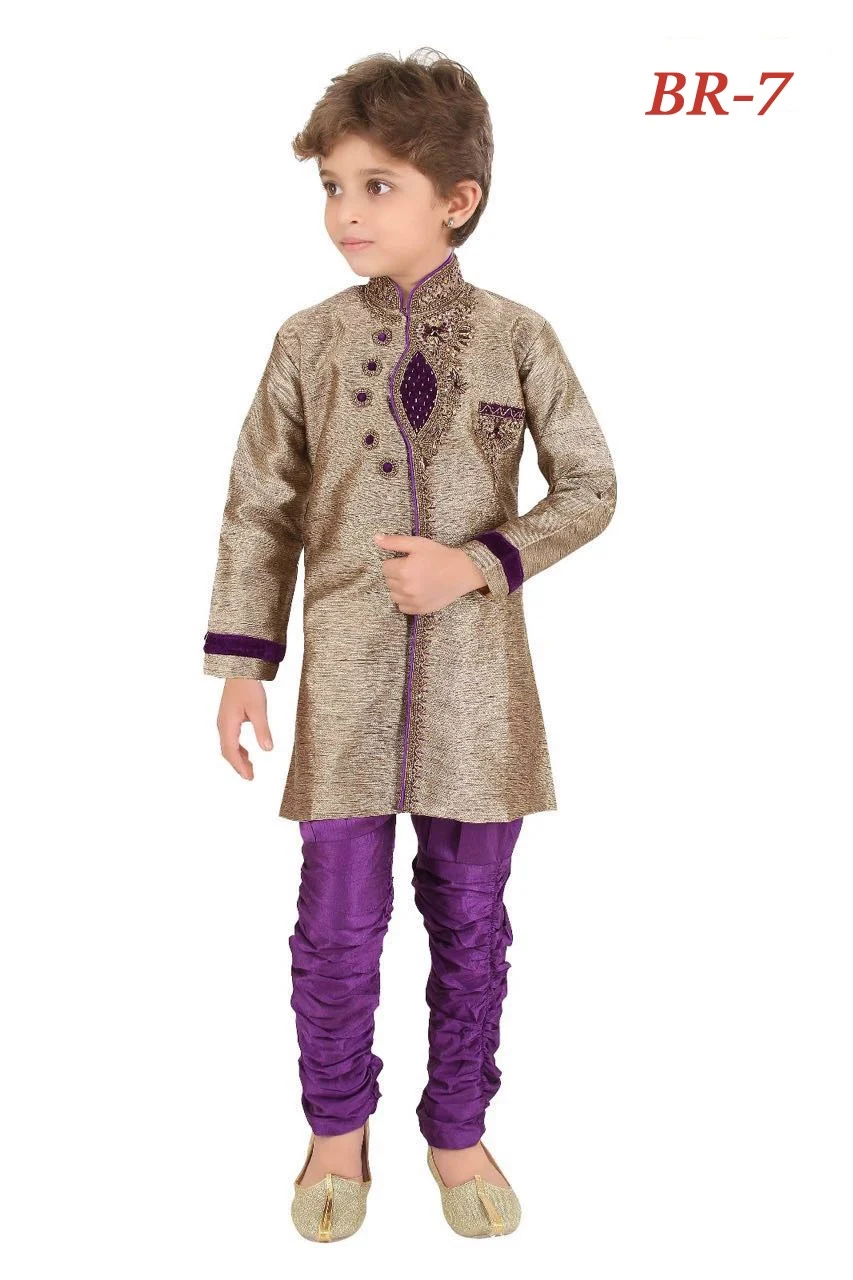 Kid Boys Kurta Pajama/sherwani/indo Western - Buy Kids Boys Kurta ...