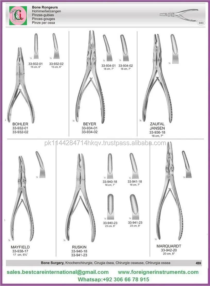 Surgical Luer Bone Rongeur Orthopedic Bone Rongeurs Buy Beyer Bone