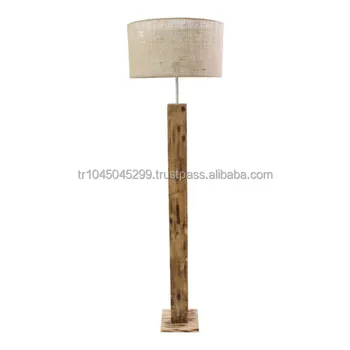 Handcrafted Wood Floor Lamp Rectangular Minimal Handmade Wooden Handcrafted Wood Floor Lamp Rectangular Minimal Handmade Wooden From Natural Solid Hard