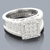 Certified Real 2.50CT Round Cut SI2/G Mens Diamond Ring at Wholesale Price