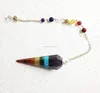 Chakra Bonded Pendulum With Chakra chain | 7 Chakra Pendulum for sale