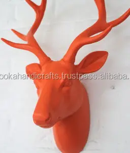 metal deer head decoration