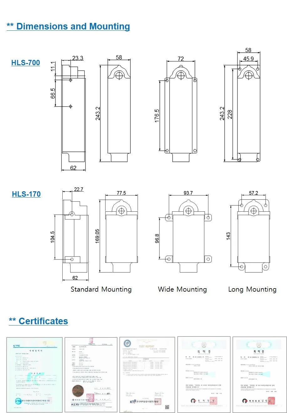 Limit Switch / High Temperature Resistant Limit Switch / Safety