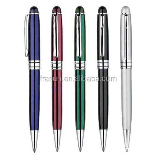 German Pen Brands Famous Branded Black Promotional Metal Twist