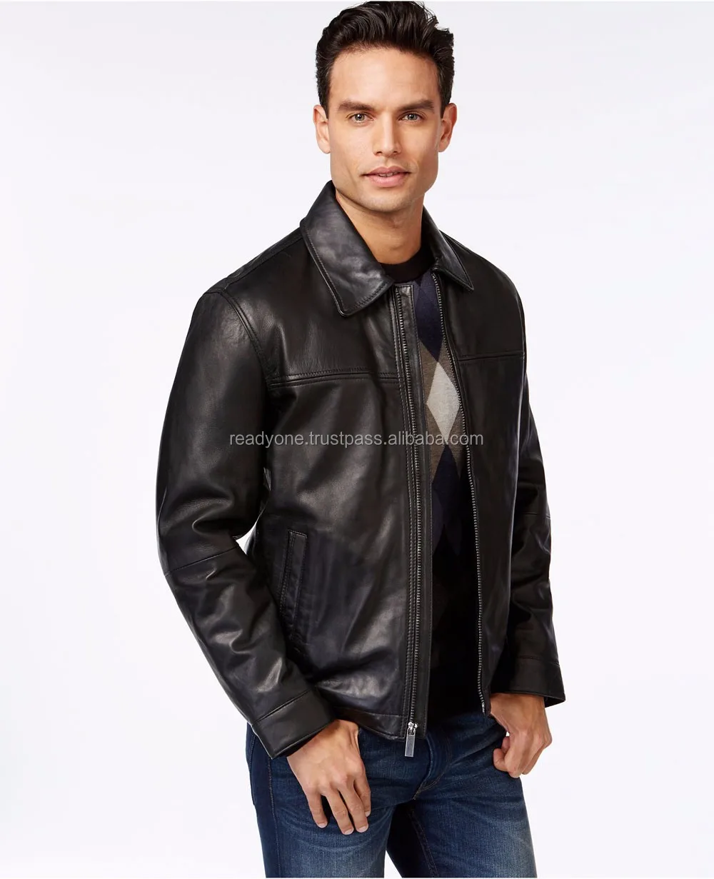 Italian Leather 100% Cowhide Men's Leather Jacket New Winter Styles