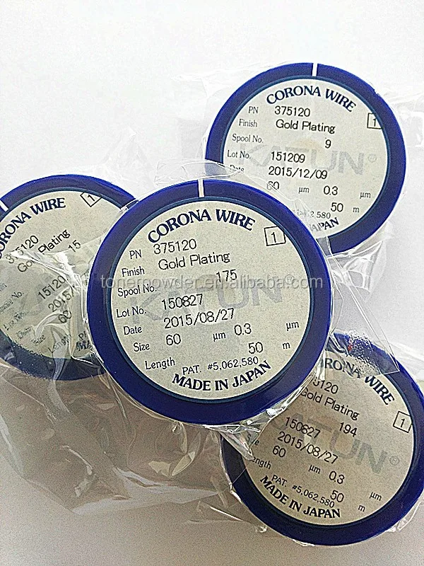 Made In Japan Corona Wire Spool Spare Parts / Charge Corona Wire For