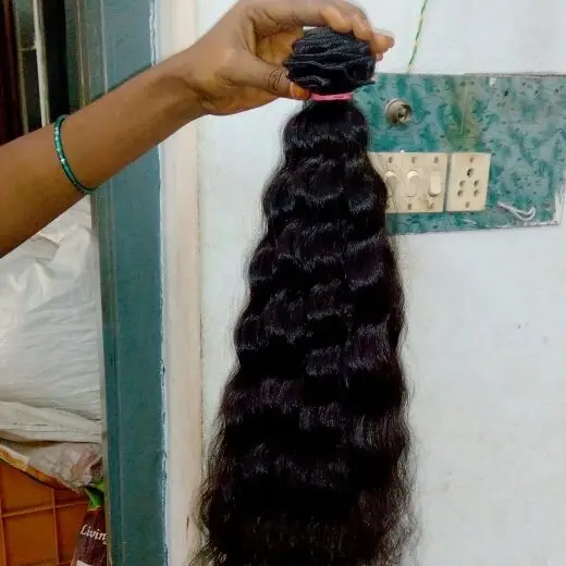 wavy virgin indian hair weave