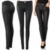 OEM New Wholesale Shinny Skin Fit Leather Pants for Womens Sexy Genuine Sheep Leather Trousers
