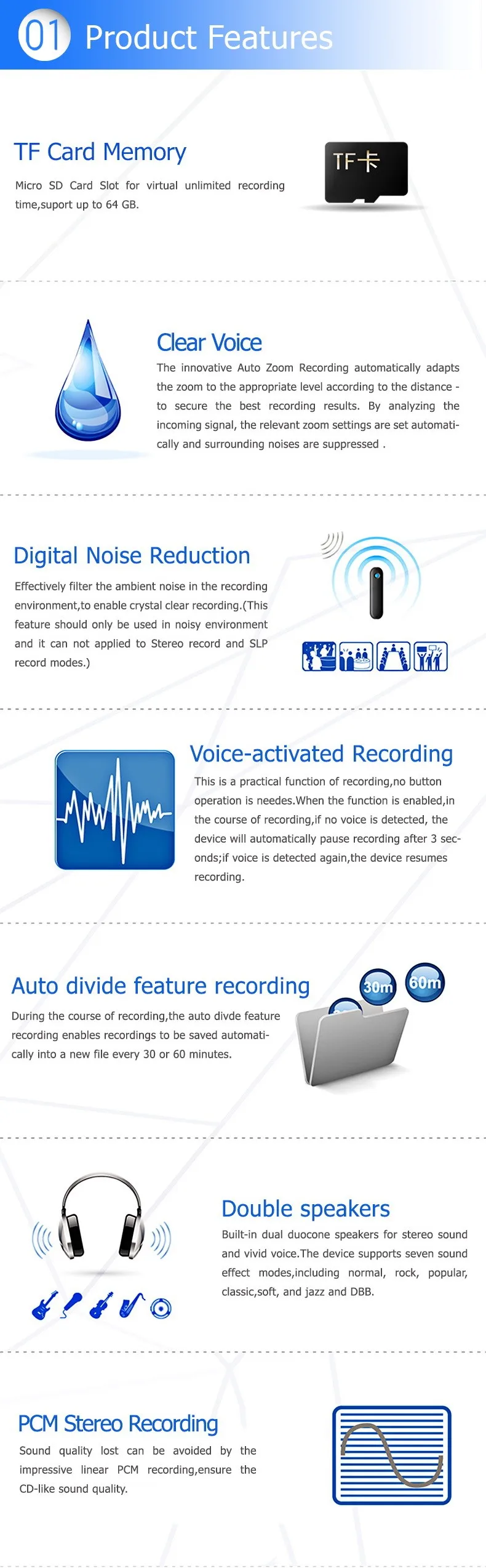 PHILIPS children voice recorder for kids with long battery life