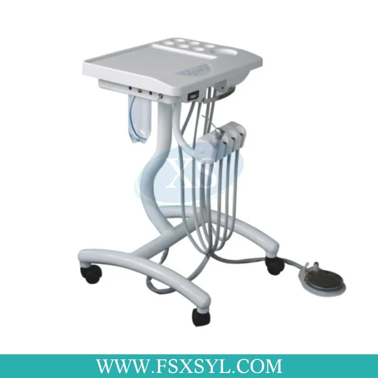 Cheap Dental Turbine Machine Movable Dentist Portable Cart Treatment