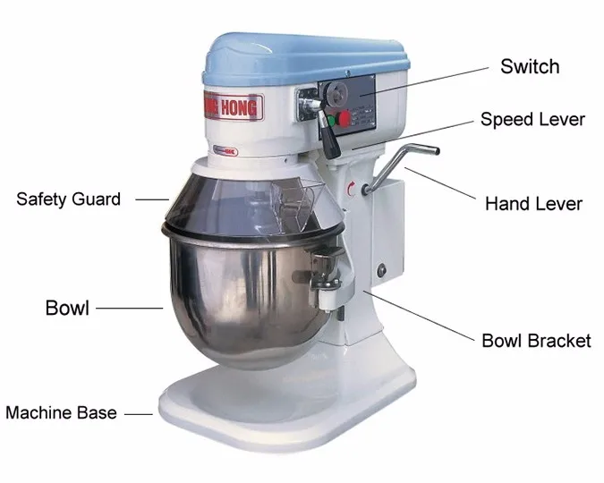 Bakery Mini Cake Mixer Kitchen Equipment Dough Mixer 8l Dough