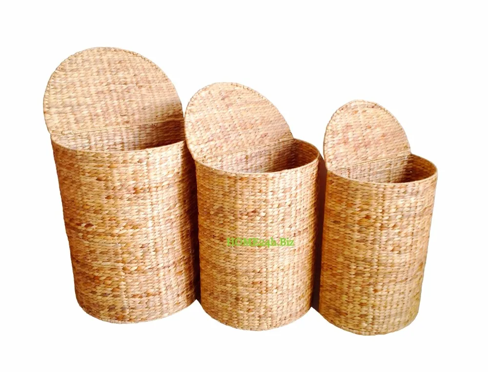 Hogar Cesta Nuevo Producto Vietnam Artesanías Media Luna Cestas De