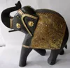 Indian Beautiful Wooden Elephant Figuring with Hand Designer Work - An Elegant Indian Traditional Art