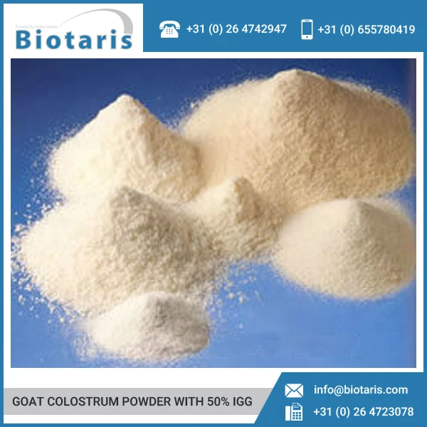
Bulk Organic Goat Colostrum Powder with 50% IgG 