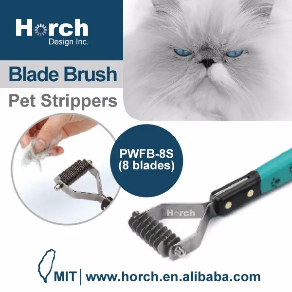 S Size 12 Blades Dogs Cats Fixed Blade Brush Pet Grooming Tool Dematting Rake Best Supplier