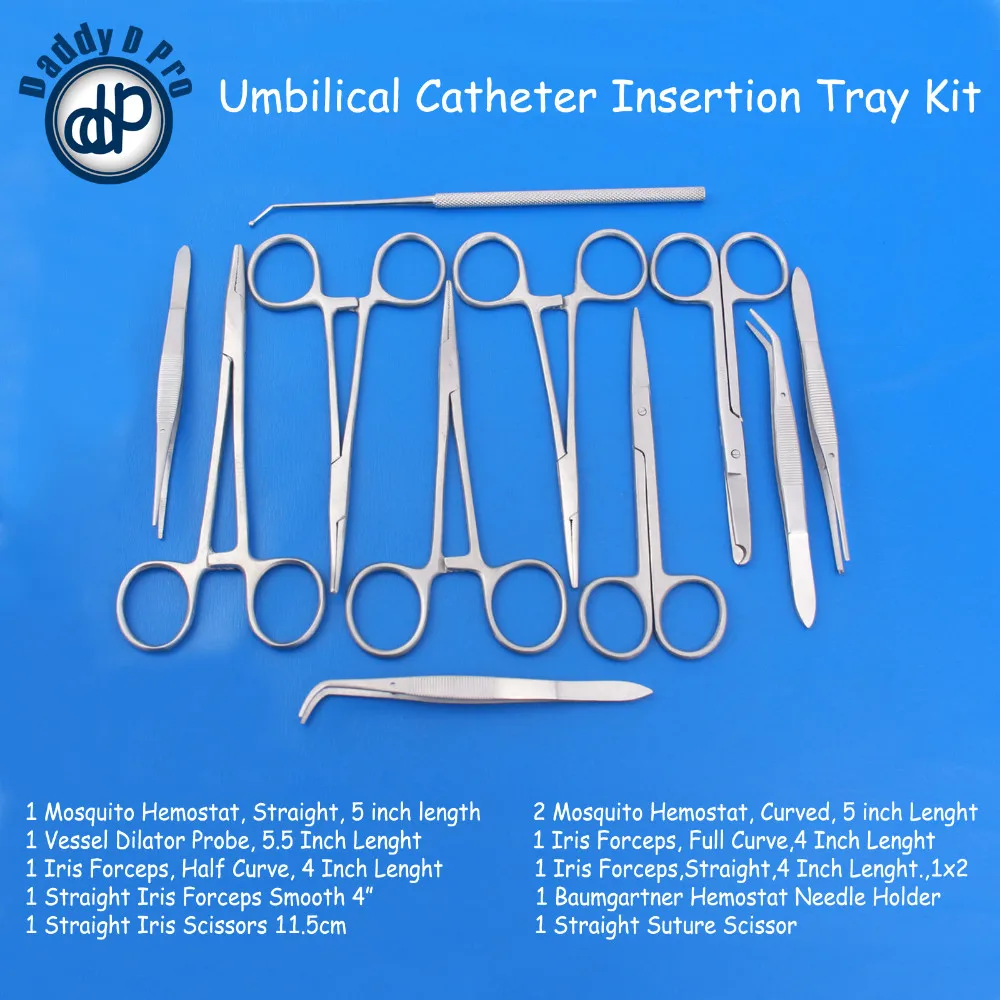 Umbilical Catheter Insertion Tray Kit Buy Umblical Instruments