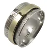 meditation spin spinner Band ring Hot New Collection 925 Solid Sterling Sliver PLAIN TWOTONE Every Sizes ! Handmade Jewelry