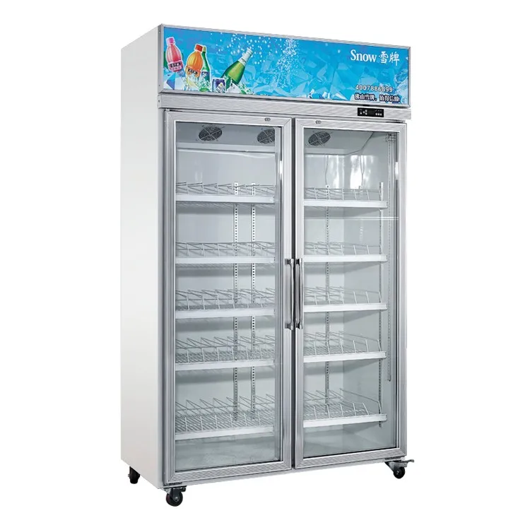 mini air cooling ice cream merchandiser for supermarket