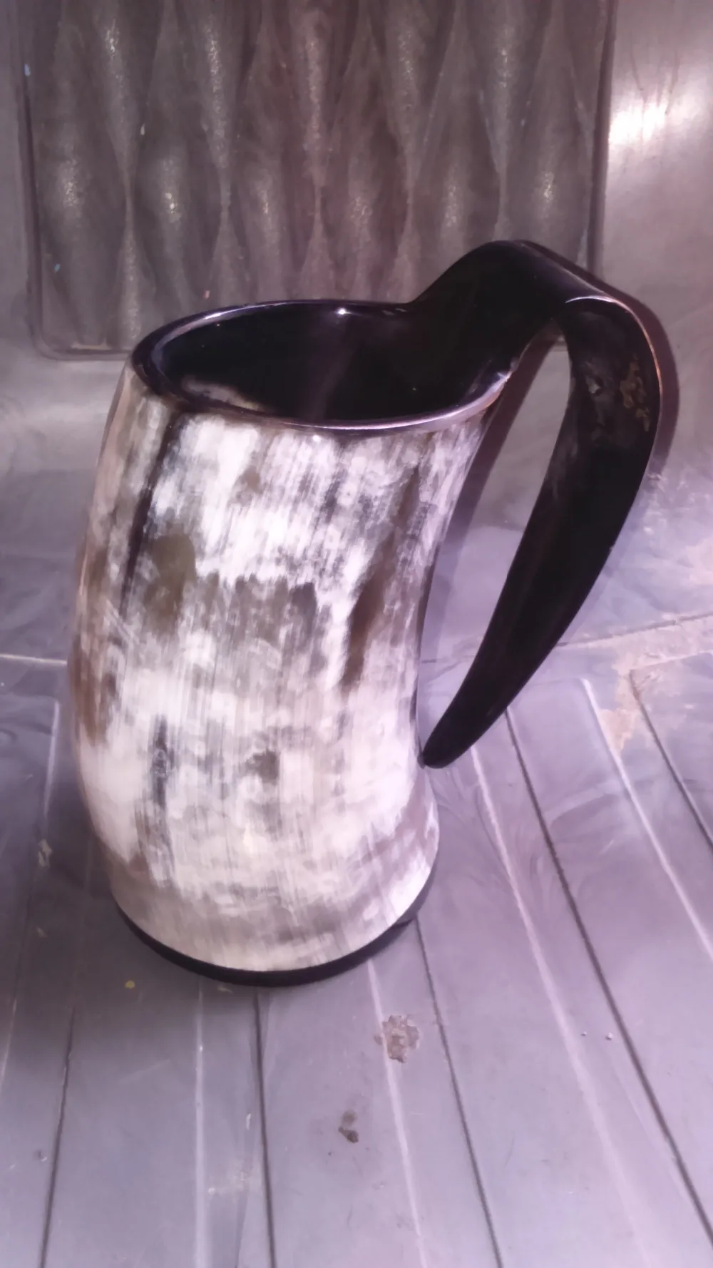 Natural Horn Drinking Glasses Made From Natural Buffalo Horn Suitable