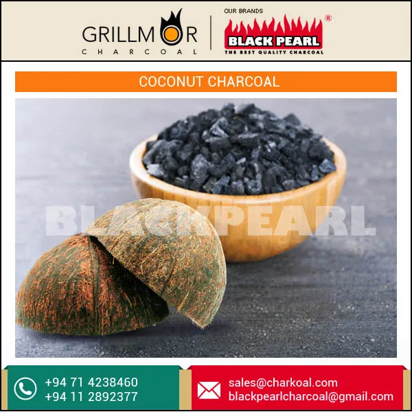 Bbq Charcoal Briquettes Made In Sri Lanka From Coconut Shell Charcoal