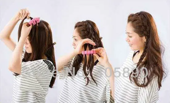 Whole Magic Bun Hair Twist Styling Braid Tool Holder Clip 3 4 2 1