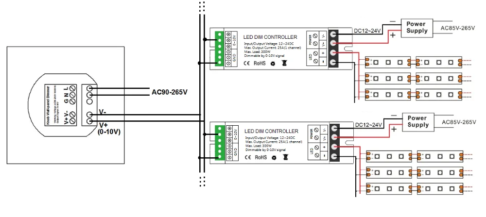 Led dimmer smart d3 dim схема подключения