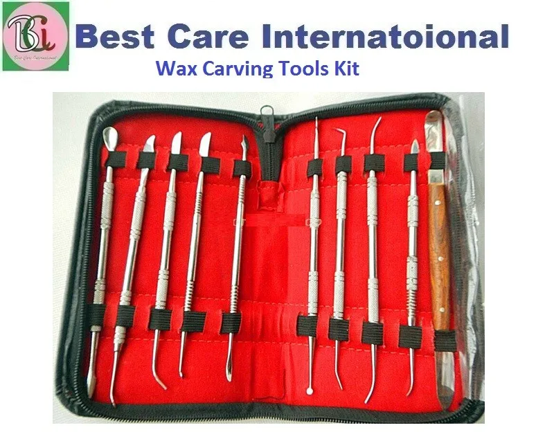 Stainless Steel Detntal Wax Carving Tools Kit Buy Wax Carving