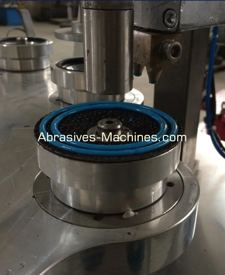 Semi Automatic Flap Disc Making Machine/production Line For Producing