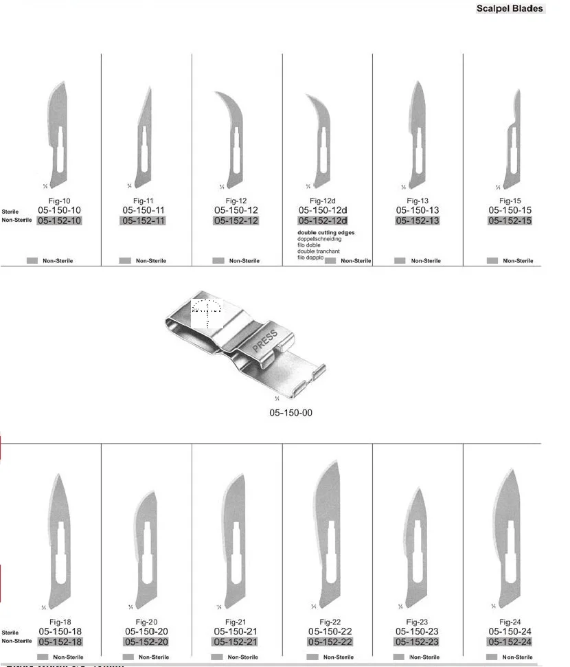 scalpel surgical blades