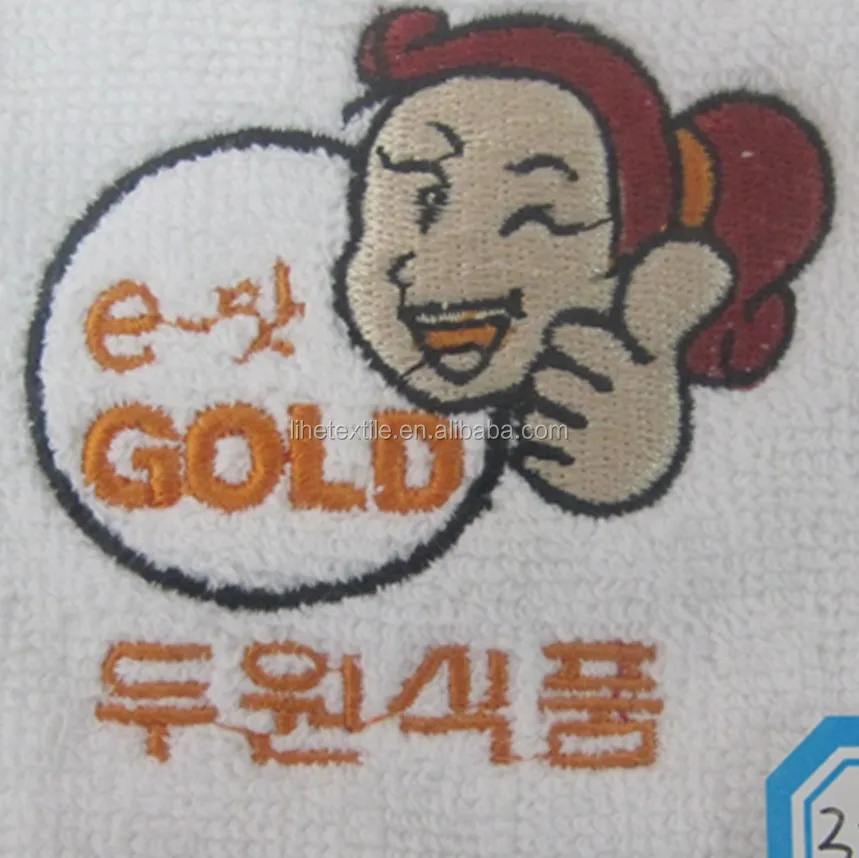 100 Cotton Custom Logo Design Embroidered Gym Sport Towels Buy