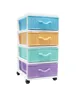 Plastic Storage Cabinet - 4 Drawers