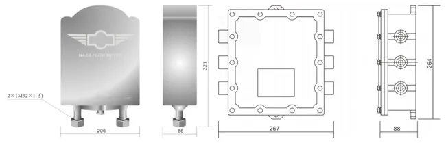 CNG dispenser Coriolis mass flow meter